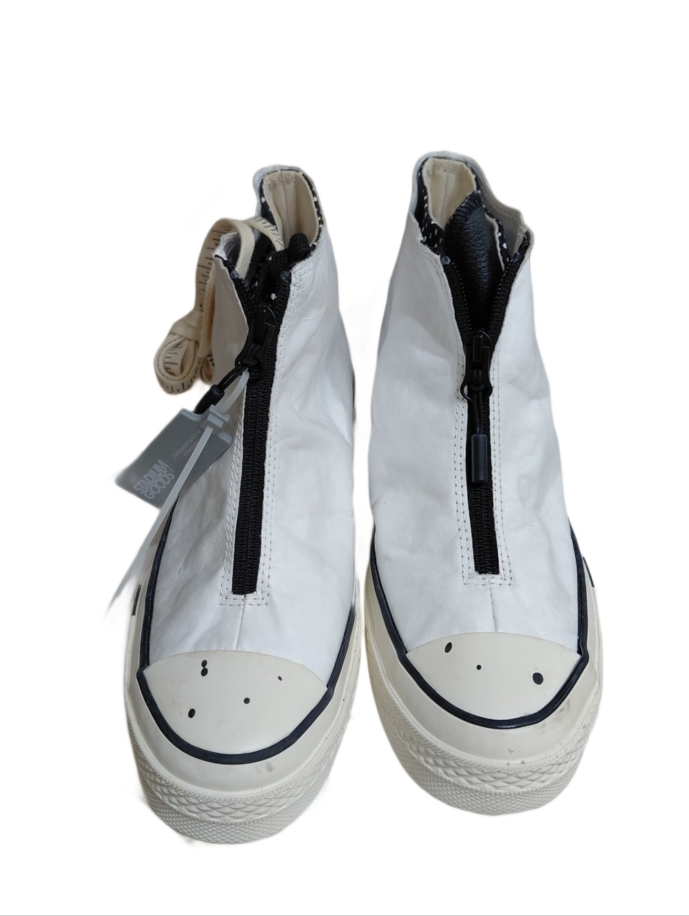 NEW Converse x Joshua Vides Chuck Taylor White Zip Up Artist High Tops - Picture 4 of 15